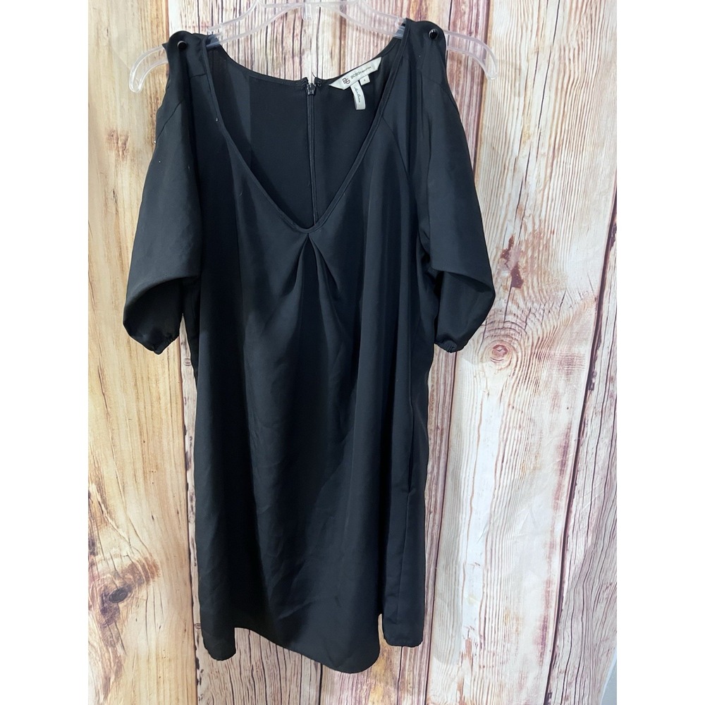 BCBGeneration Black Dress with Pockets Accent Long Sleeve Size Small